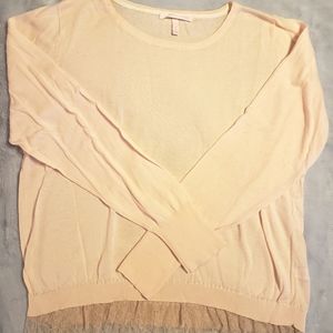 NWOT Victoria Secret long sleeve shirt with lace